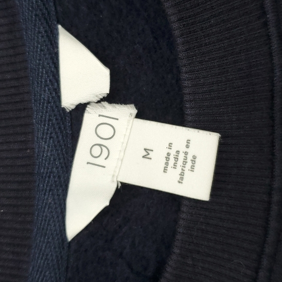 NEW Women's 1901 Why Wait Graphic Sweatshirt, Size Medium - Blue - Picture 8 of 8